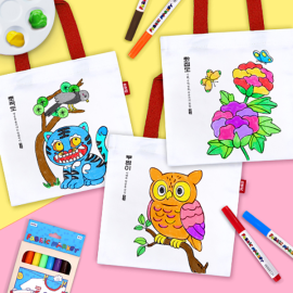 전통 민화 미니 에코백 (5종 택1)