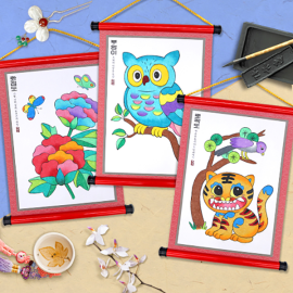 우리 민화 전통 족자 (5종 택1)