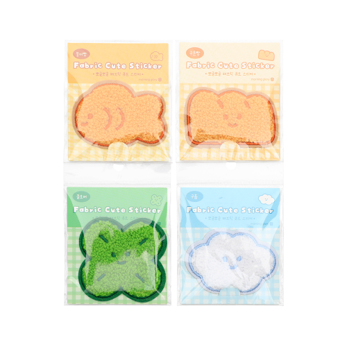 2000 뽀글뽀글 패브릭 큐트 스티커 2000 뽀글뽀글 패브릭 큐트 스티커