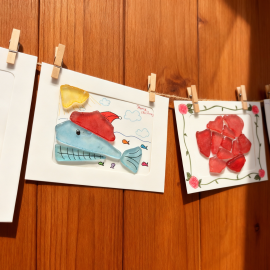 바다유리 작품만들기(씨글래스 공예)