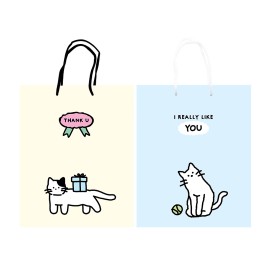 2000 캐릭터 쇼핑백_고양이 (240x100x300mm)
