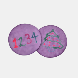 붉은 양배추 종이(5매입)