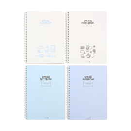 4500 하드커버SP노트_일러스트(16절/좌철/항균)