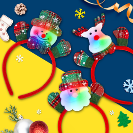 빛나는 크리스마스 머리띠 (3종 택1)