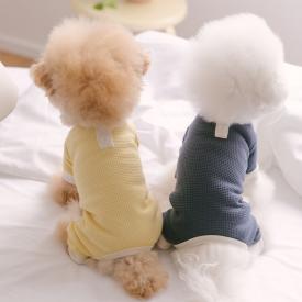 펫츠랜드 더블버튼와플올인원 2color S-2XL