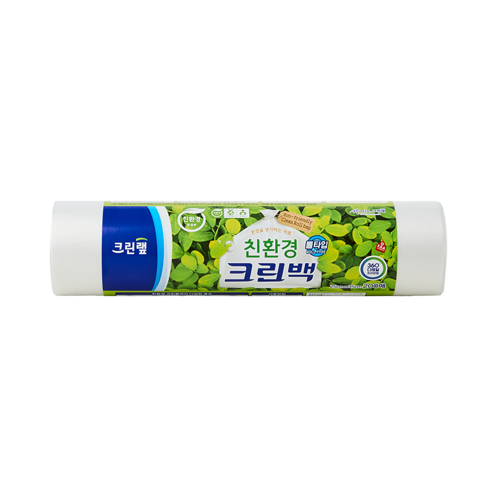 [크린랲]친환경 크린롤백 25cmX35cmX200매(중)