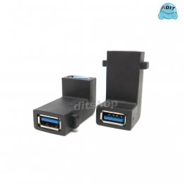 AQ1169 - USB 3.0 A(F)/A(F) 월 플레이트 (기역자)젠더/1EA