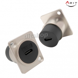 AA4301 - USB C (F) / USB C (F) SN(판넬용/고급 스틸형)/1EA