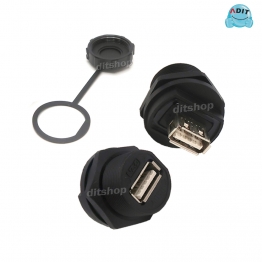AQ0085 - USB A(F)-USB A(F) 방수K (판넬용/RB형) 2.0/1EA