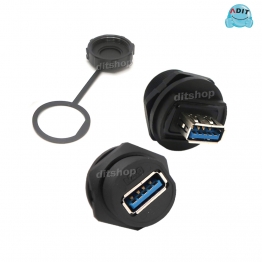 AQ0089 - USB A(F)-USB A(F) 방수K (판넬용/RB형) 3.0/1EA