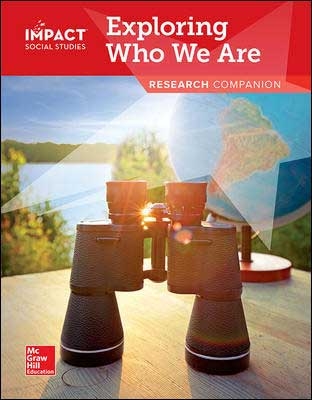 Impact Social Studies Exploring Who We Are Grade 2 Research Companion isbn 9780076928736