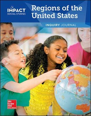 Impact Social Studies Regions of the United States Grade 4 Inquiry Journal isbn 9780076914418