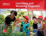 Impact Social Studies Learning and Working Together Grade K Research Companion isbn 9780076928712
