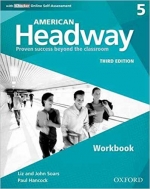American Headway 5 Third Edition Workbook isbn 9780194726603