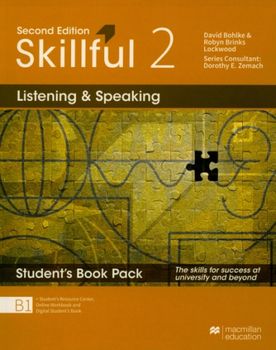 Skillful 2 Listening & Speaking Student Book & Digital 2nd isbn 9781380010582