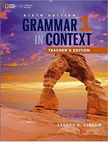 Grammar In Context 1 Teacher Edition 6E isbn 9781305075498