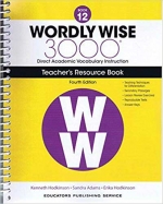 Wordly Wise 3000 4th Edition Book 12 Teacher Guide isbn 9780838877258