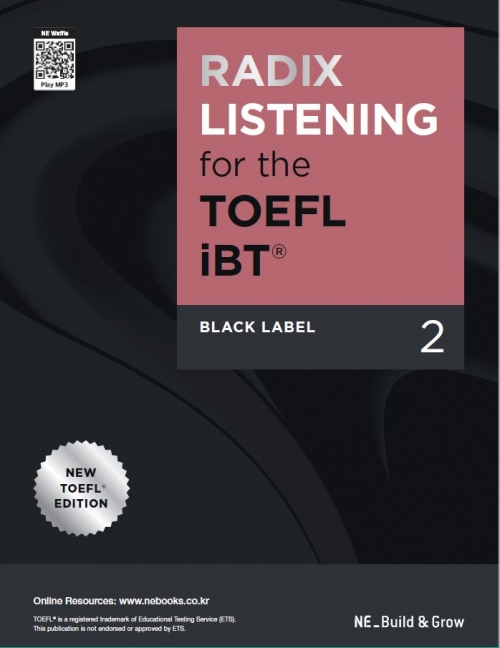 RADIX LISTENING for the TOEFL iBT Black Label 2