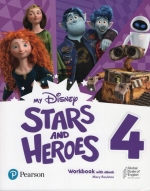 My Disney Stars & Heroes AE 4 Workbook with eBook  isbn 9781292441665