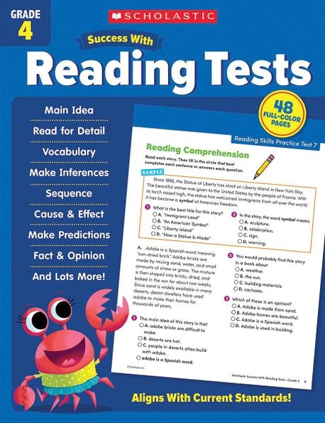 Success With Reading Tests 4  isbn 9781338798654