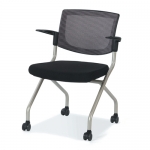 [TOP-KI] 에스100 A형 이동형 메쉬 팔무 팔유 회의용 사무용 의자