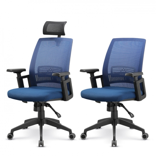 [TOP-HI] 카니발 체어 블루 사무용 사무실 컴퓨터 업무용 의자 HFC-505BB