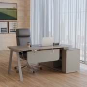 [TOP-OF] 중역 책상 임원 CEO 중역용 화이트오크7 A자다리 중역 책상 LMD-607A