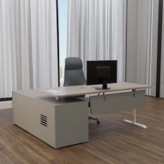 [TOP-OF] 중역 책상 임원 CEO 중역용 화이트오크 모션데스크 중역 책상 LMD-600M
