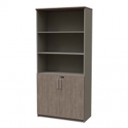 [TOP-OF] 중역용 책장 LMC-2002 화이트오크 5단 하문장