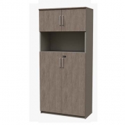 [TOP-OF] 중역용 책장 LMC-2103 화이트오크 5단 1-3단장 상부 올문장