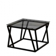 [TOP-OF] HL-207-1 블랙투명유리 전화대