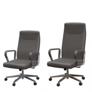 [TOP-OF] 사무실 임원용 그레이 중역용 의자 FY-807G