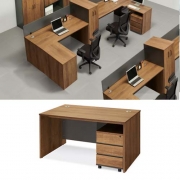 [TOP-OF] 중역 책상 임원 CEO 중역용 책상 오크마운트11 LND-511