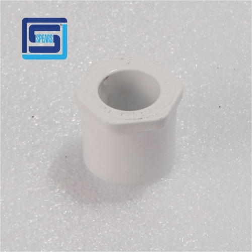 1" X 1/2" PVC RED Bushing SPIGOTxSOC SCH40 [437-130]