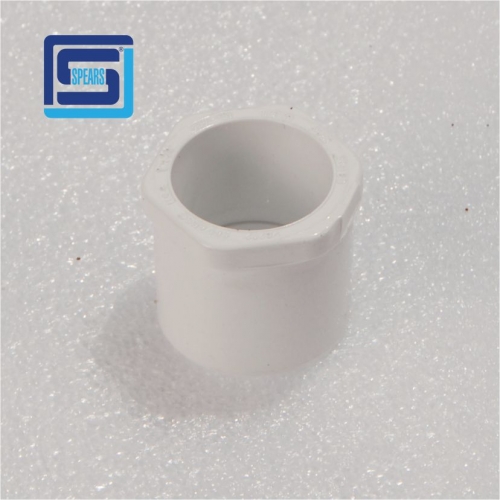 1" X 3/4" PVC RED Bushing SPIGOTxSOC SCH40 [437-131]