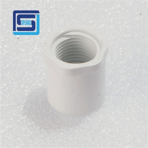 3/4" X 1/2" PVC RED Bushing SPIGOTxFPT SCH40 [438-101]