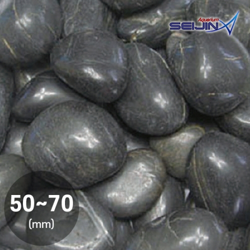 유광 흑자갈 (폴리싱) (50~70mm) [1마대 20kg]