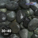흑자갈 (30~40mm) [1마대 20kg]