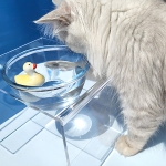 [링펫] 아크릴 강아지 고양이 밥그릇 물그릇 식기 (중형/대형)