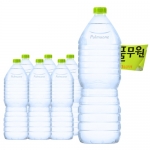 풀무원 무라벨 2Lx12개 샘물 (오늘출발+무배) 생수 음료 물 2L se