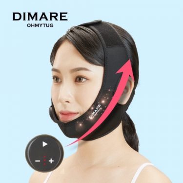 (홈쇼핑) 디마레 EMS밴드 피부 이중턱 얼굴마사지기 뷰티디바이스 리프팅 오마이턱