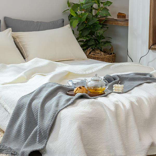 (좋은마음) 국내산 보들보들 내추럴 누빔 여름 이불겸패드