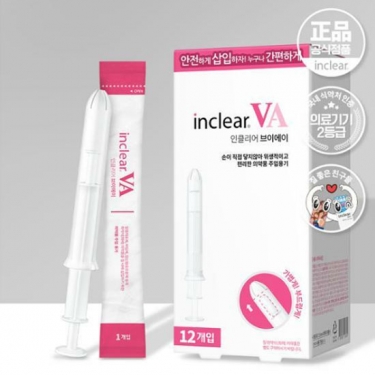 [인클리어] VA 질정주입기 12P(의약품 직접주입기구) 국내 유일 의료기기 인증