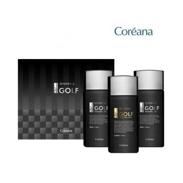 [코리아나] 제니스웰 골프 퍼팩트맨 3종 선물세트 (스킨140mlx2개+로션140mlx1개)