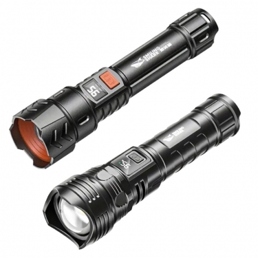 스마일샤크 고휘도 LED 후레쉬 USB 야외 손전등 4가지 점등