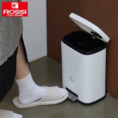 [ROSSI] 이태리 로시 뎀퍼 페달 휴지통 12L