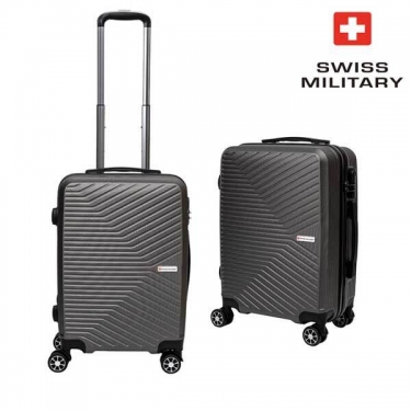[스위스밀리터리] 기내용 PORT 캐리어 20인치 (그레이)