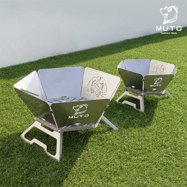 [뮤토] 헥사곤 접이식 화로대 v2 대형