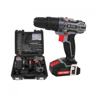 [스위스밀리터리] 리튬 20V MAX 전동 햄머드릴 & 수공구 세트