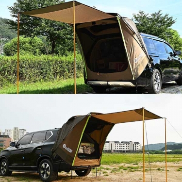 [카트리퍼] 차박텐트 스피드 R 사이즈 / 브라운 / 쏘렌토,싼타페,중형,소형SUV 적용